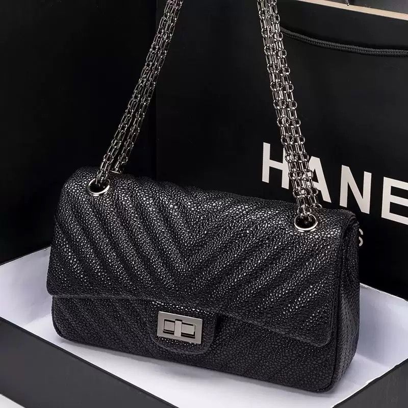 Stock Leather Chain Bag